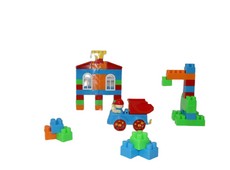 Игрушка-конструктор детский,набор Строитель 60 шт