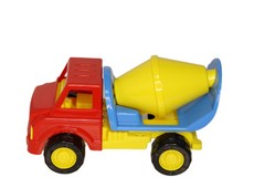 Игрушка машинка из пластмассы Автобетоносмеситель
